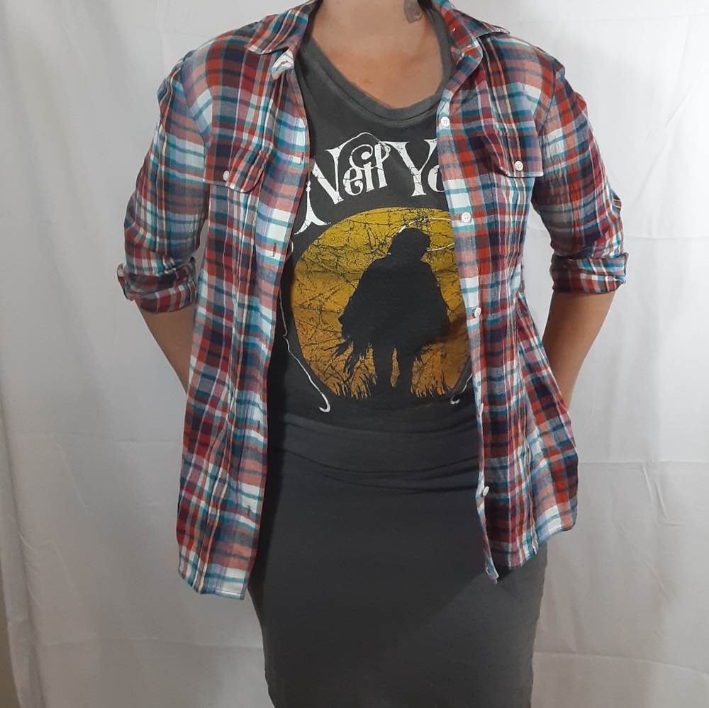 M A D E W E L L 🌺 Plaid Button Down